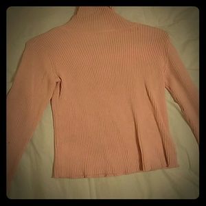 Pink Turtleneck
